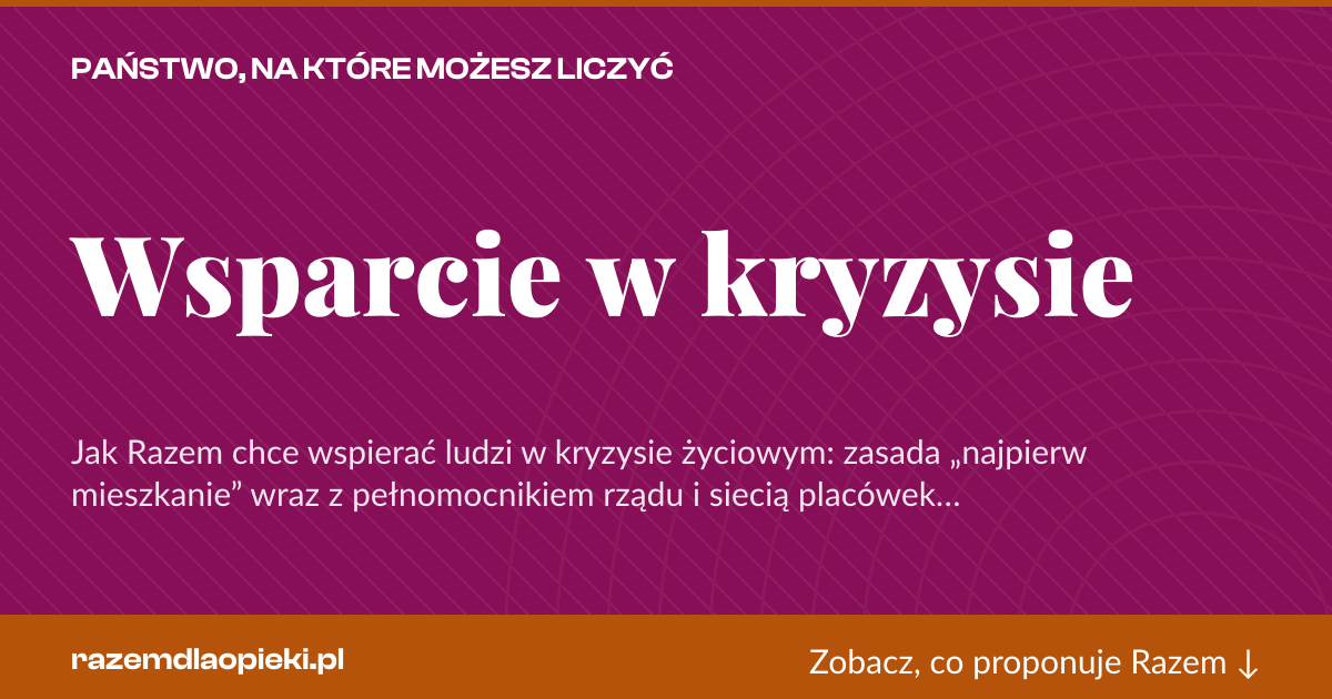 Karta social do udostępnienia: Wsparcie w kryzysie
